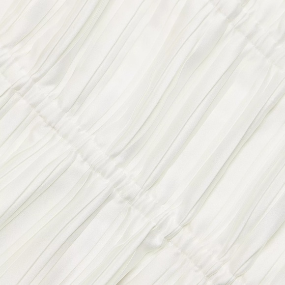 Wayf Payton Tie-Front Blouse. White Size Small. NWT - Picture 8 of 8